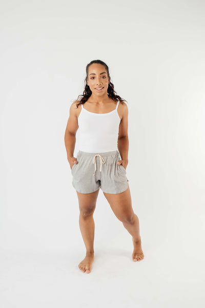 24/7 Shorts In Heather Gray