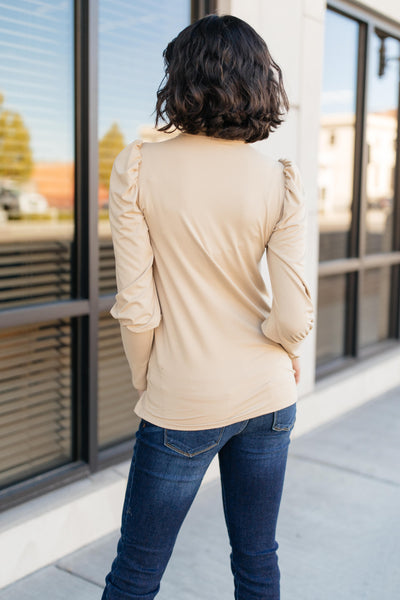 A Little Puff In Your Sleeve in Taupe