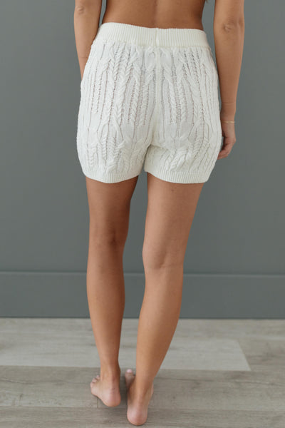 Annie Knit Bottoms in Cream