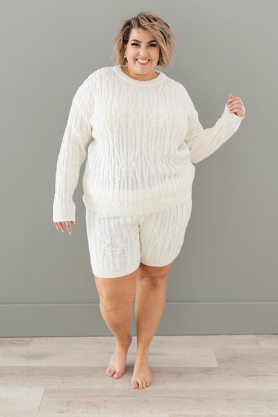 Annie Knit Bottoms in Cream