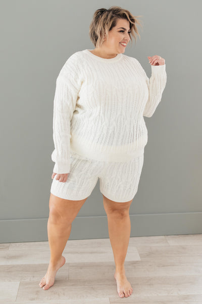 Annie Knit Bottoms in Cream