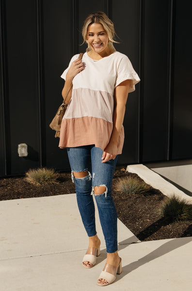 PREORDER: Blushing Babydoll Blouse