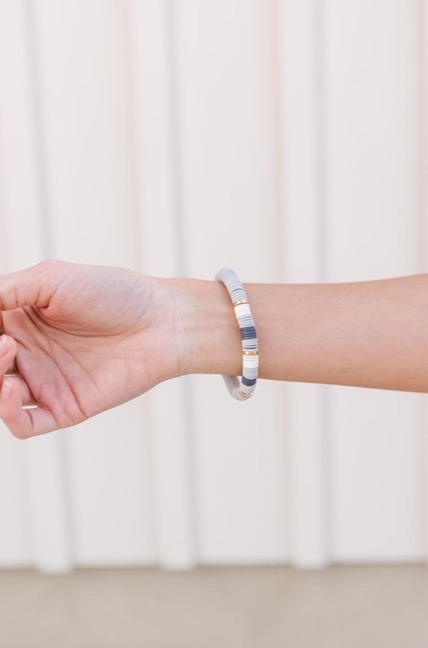 Stocking Stuffer Bracelet in Gray