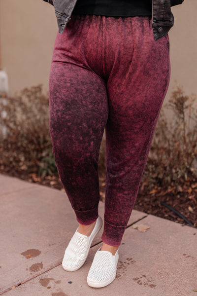 Cozy Joggers in Blackberry