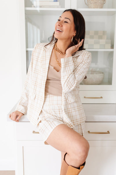 Dressed in Plaid Blazer