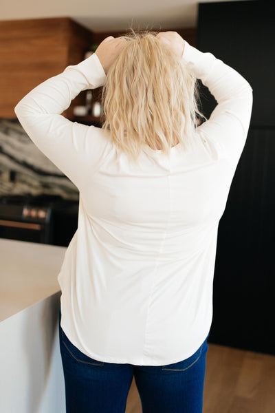 Every Girl's Favorite Basic Top in White