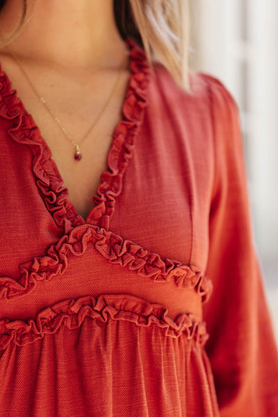 Ruffles and Reds Dress