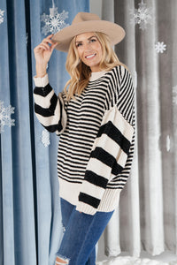 Simone Striped Sweater