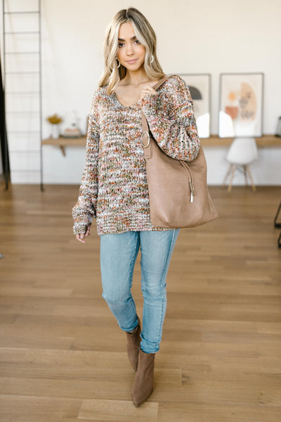 Colorful Knit Sweater