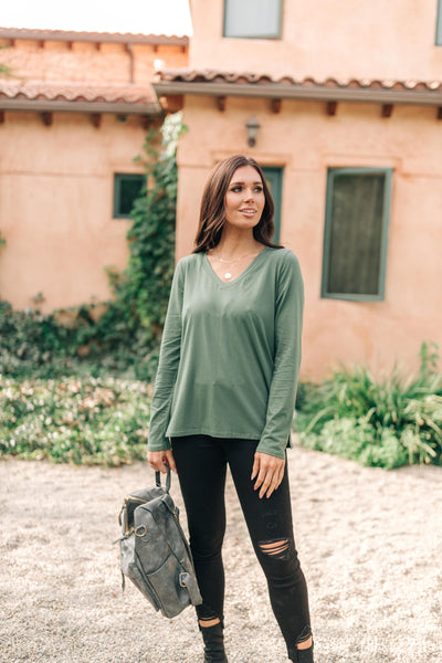 Tiffany Top in Olive