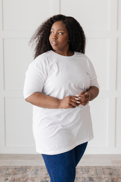 Embroidered Three Shamrock Tee