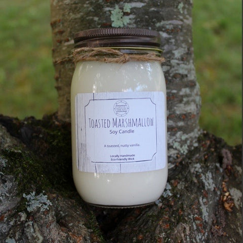 Toasted Marshmallow Soy Candle 16 oz - Cash and Company Clothing