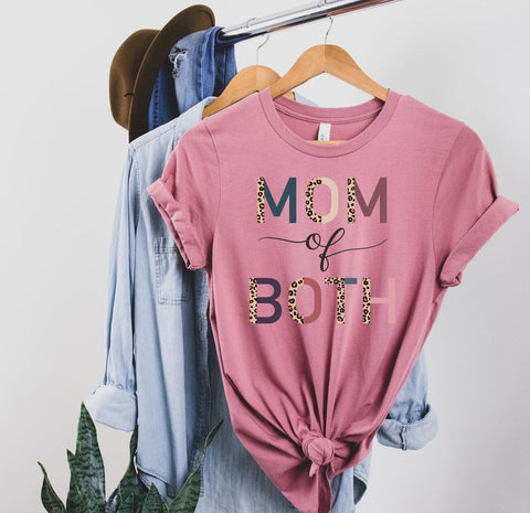 Mom of Both Graphic Tee