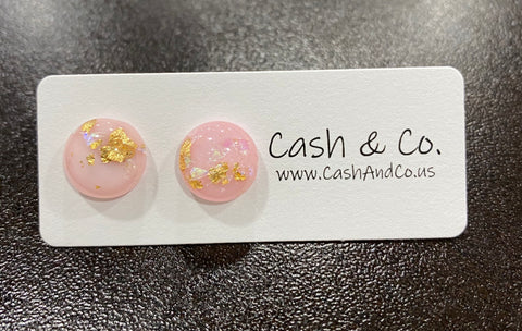 Marble Gold Foil Studs-12mm - Cash and Company Clothing