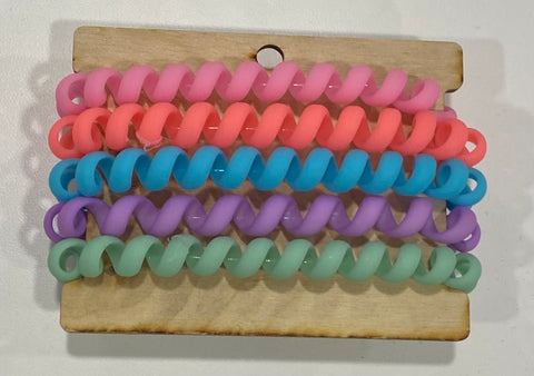 Hotline Hair Ties-Pastel Matte Neons Pack - Cash and Company Clothing