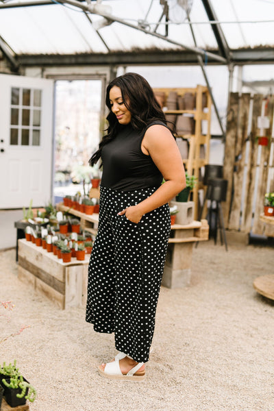 Polka Dot Gaucho Pants