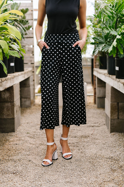 Polka Dot Gaucho Pants