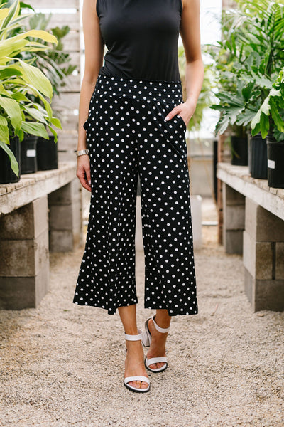 Polka Dot Gaucho Pants