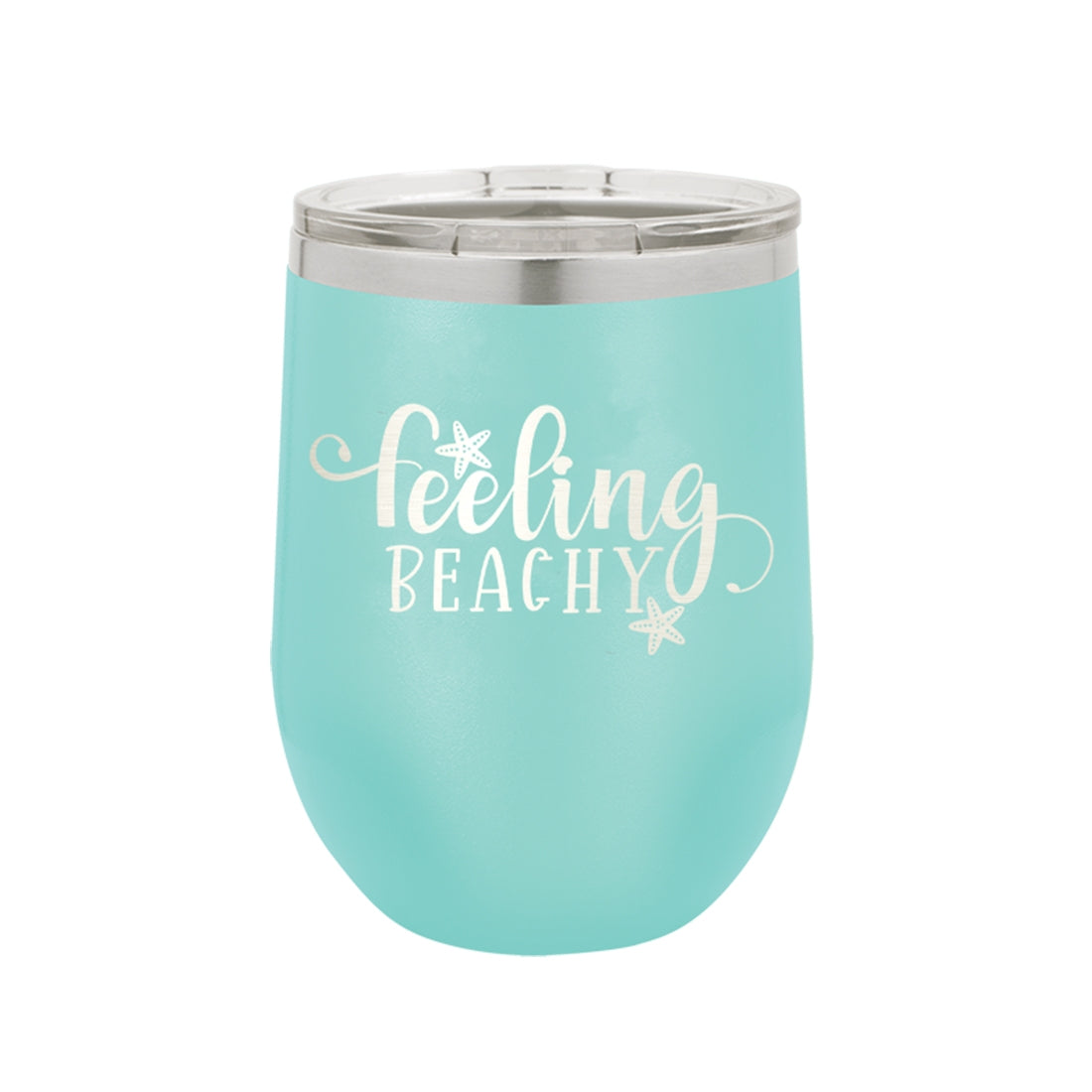 Feeling Beachy Teal 12oz Insulated Tumbler