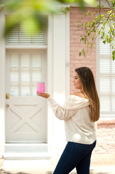 Hello Gorgeous Pink 12oz Insulated Tumbler